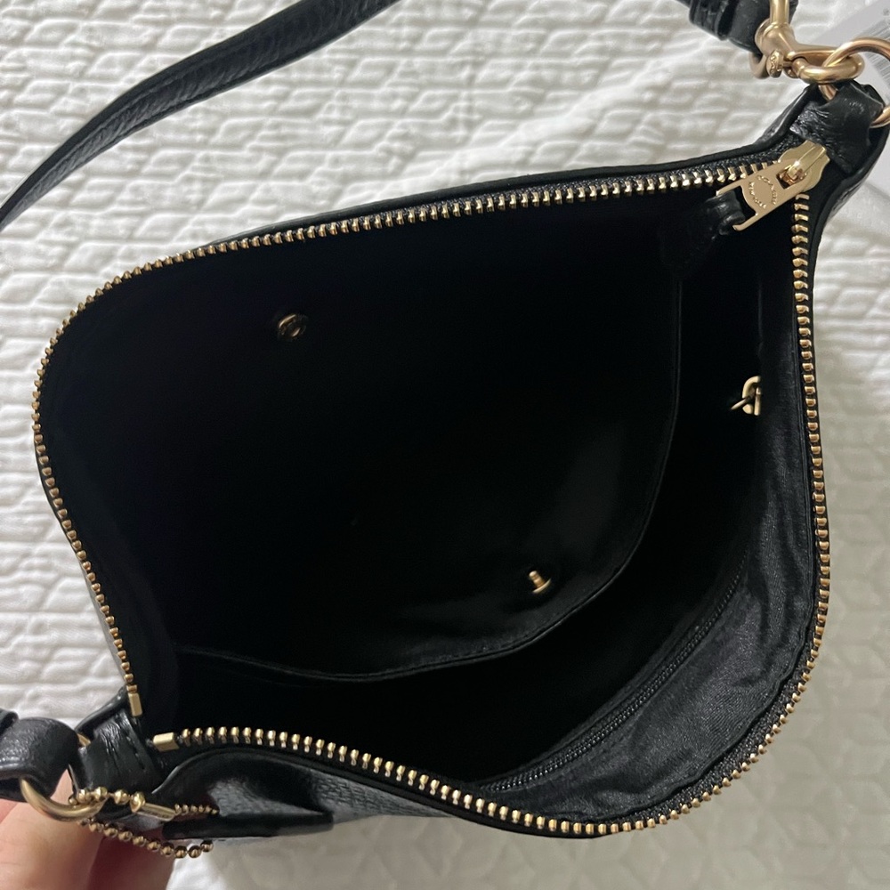Coach Black Leather handbag - brand new with tags - Picture 4 of 6